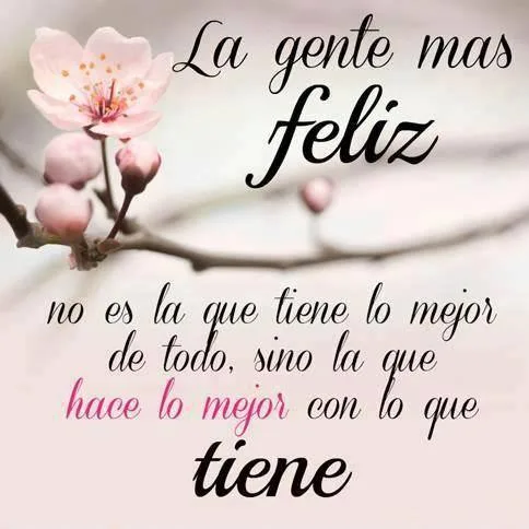 Eres feliz?